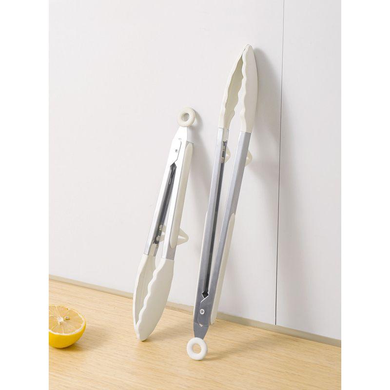 Kitchen Clip Oven Mitts Food Clip Stainless Steel Clip Food Clip Food Tongs Barbecue Fried Steak Dedicated Tongs