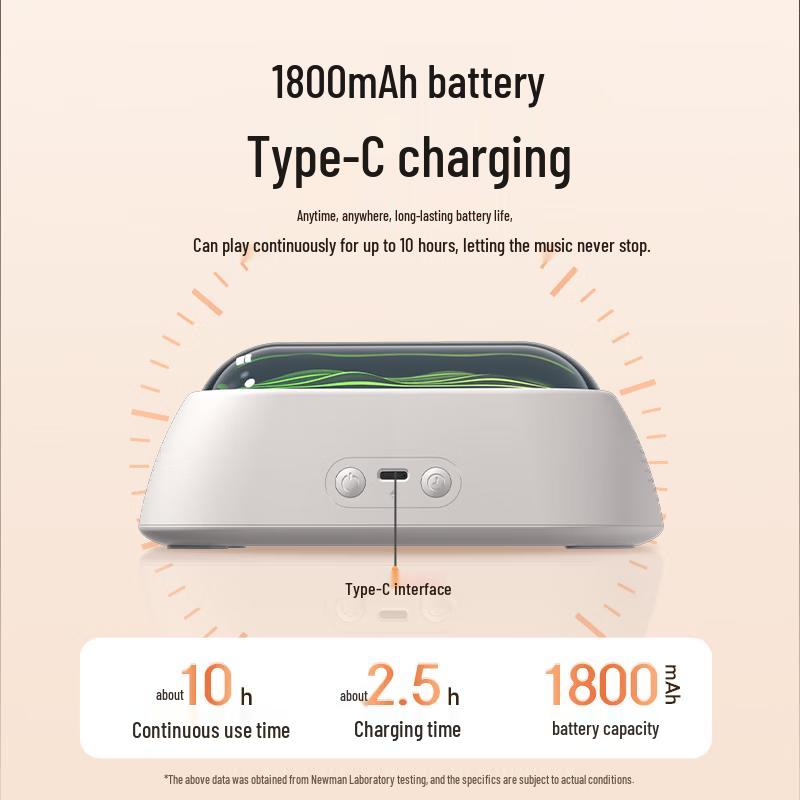Newman PBS003 Wireless Bluetooth Speaker with White Noise & Alarm Clock