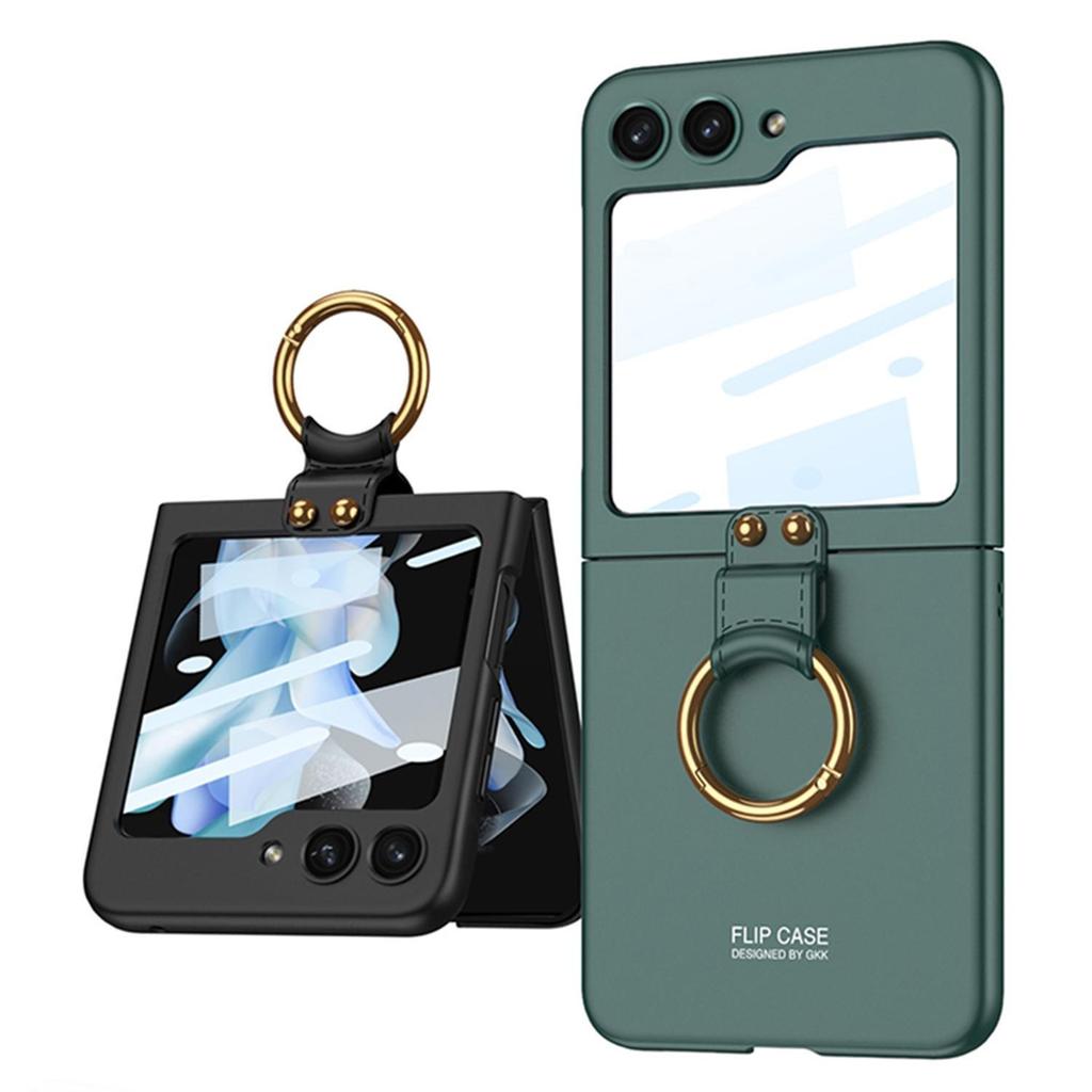 Роскошный чехол для Samsung Galaxy Z Flip 5 Ring, чехол для телефона Samsung Galaxy Z Flip 5, противоударный чехол для Galaxy Z Flip 5, защитный чехол для камеры