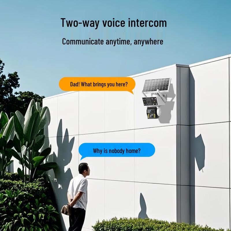 AnYe 4G Solar Outdoor PTZ Security Camera with Lifetime Data (CN version)
