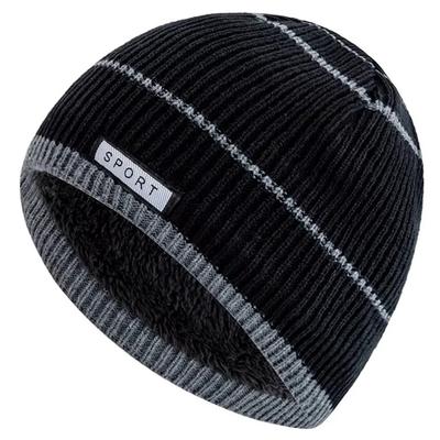 Унисекс Новые Зимние Шапки Шапка Плюшевая Подкладка из Искусственного Меха Уличная Одежда Теплые Шапки Бини Для Мужчин Женщин Повседневные Зимние Лыжные Вязаные Шапки