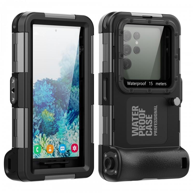 4th Gen Waterproof Phone Case Swimming Diving Up To 15m Depth TPU Shockproof Outdoor Underwater Video Shooting