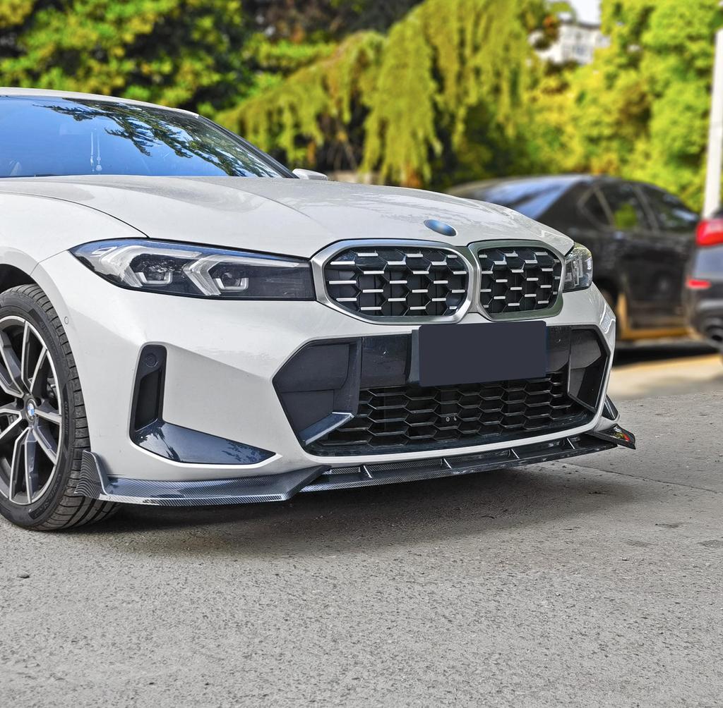 BMW 3 серии G20 (2020-2023 гг.) Комплект заднего спойлера и переднего диффузора FD с неразрушающей установкой