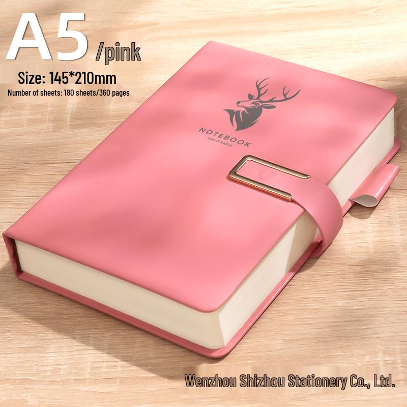 Personalized A5 Business Notebook with Logo - Thick Notebook for Office, Meetings, and Diary Use
