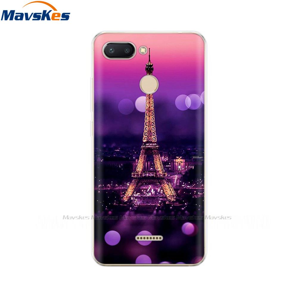 Silicone Cover for Xiaomi Redmi 6 Case Full Protection Soft Tpu Back Cover Phone Case for Xiaomi Redmi 6 Redmi6 Bumper Coque Bag