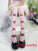 Lolita Overtheknee Stockings With Butterfly Bow Summer Sheer Nylon For Women
