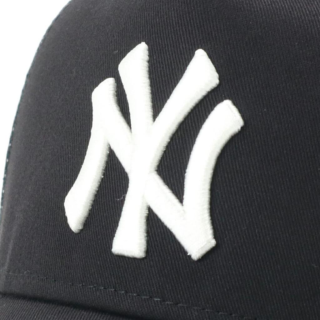 Кепка Newera Newera сетчатая 9FORTY Trucker 14666202 N139AT010 MLB New York Yankees NY черная БЕСПЛАТНО ONSPOTZ изготовленная на заказ кепка Kyu Forty A Frame унисекс