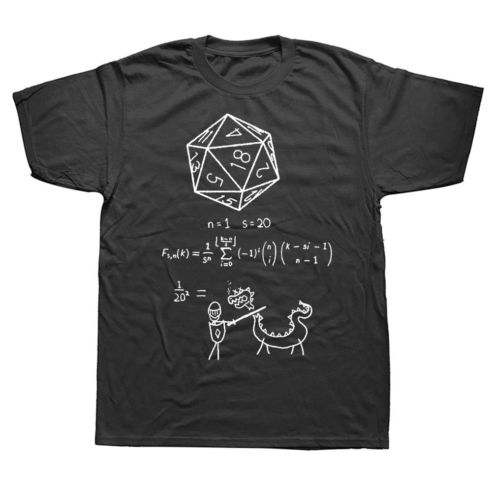 I Have A Plan D20 Dice Role Playing Game DnD T-shirt Novelty Dungeon Dragon T Shirts Graphic Personalized Printed Women Men