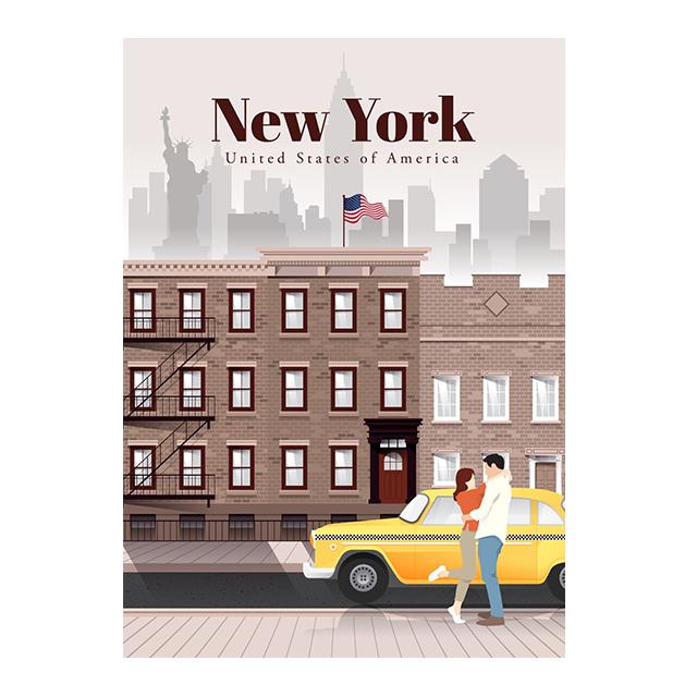 Urban Tourism Architecture Poster Wall Art Oil Painting Printmaking Modern Urban Architecture Landscape Painting Living Room