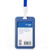 Double-sided, Staff Work Card Cover, Pass Access Card Holder, Name Badge Holder, ID Tag, Bus Card Sleeve, with Lanyard