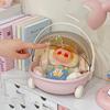 Doll Storage Box, Dust-proof Cotton Doll Transparent Cradle, Household Storage Tool Box, Handheld Display Cabinet