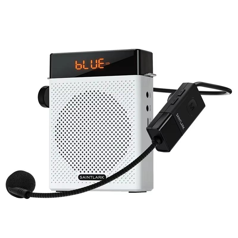 Portable Rechargeable Classroom Mini Audio Wired and UHF Wireless Speaker Megaphone Voice Amplifier for Teachers Tour Guide Speaker