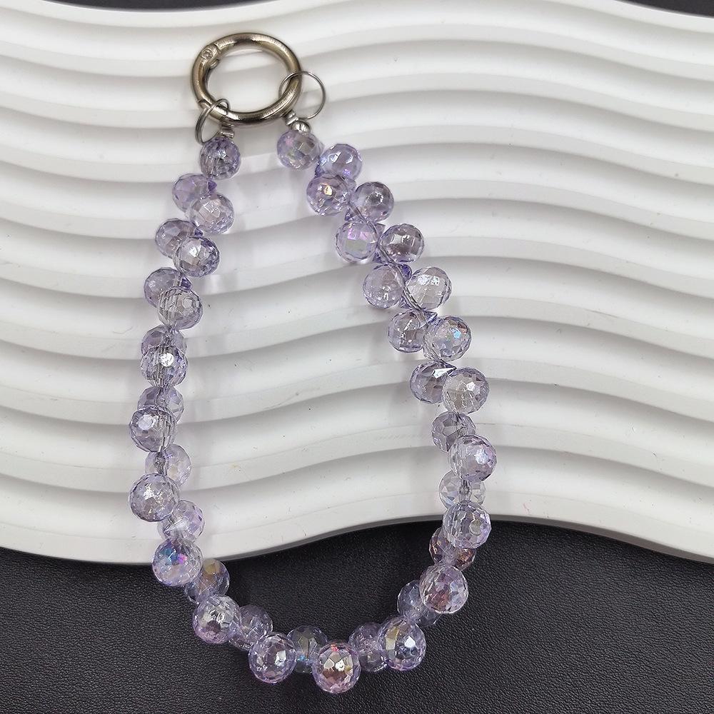 Легкий роскошный многоцветный клубничный хрустальный каплевидный кулон с бусинами чехол для телефона с ремешком