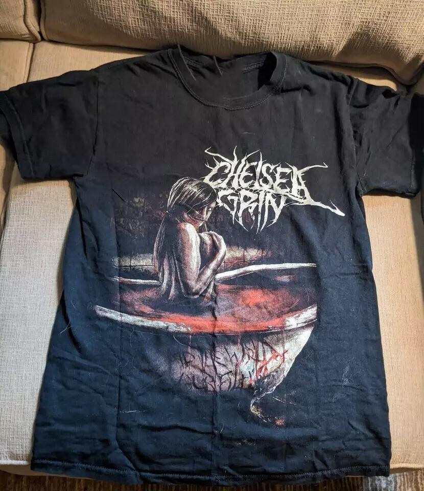 Коллекция мерча с тура Chelsea Grin Полноразмерная футболка от S до 5XL NI1221 Унисекс футболка