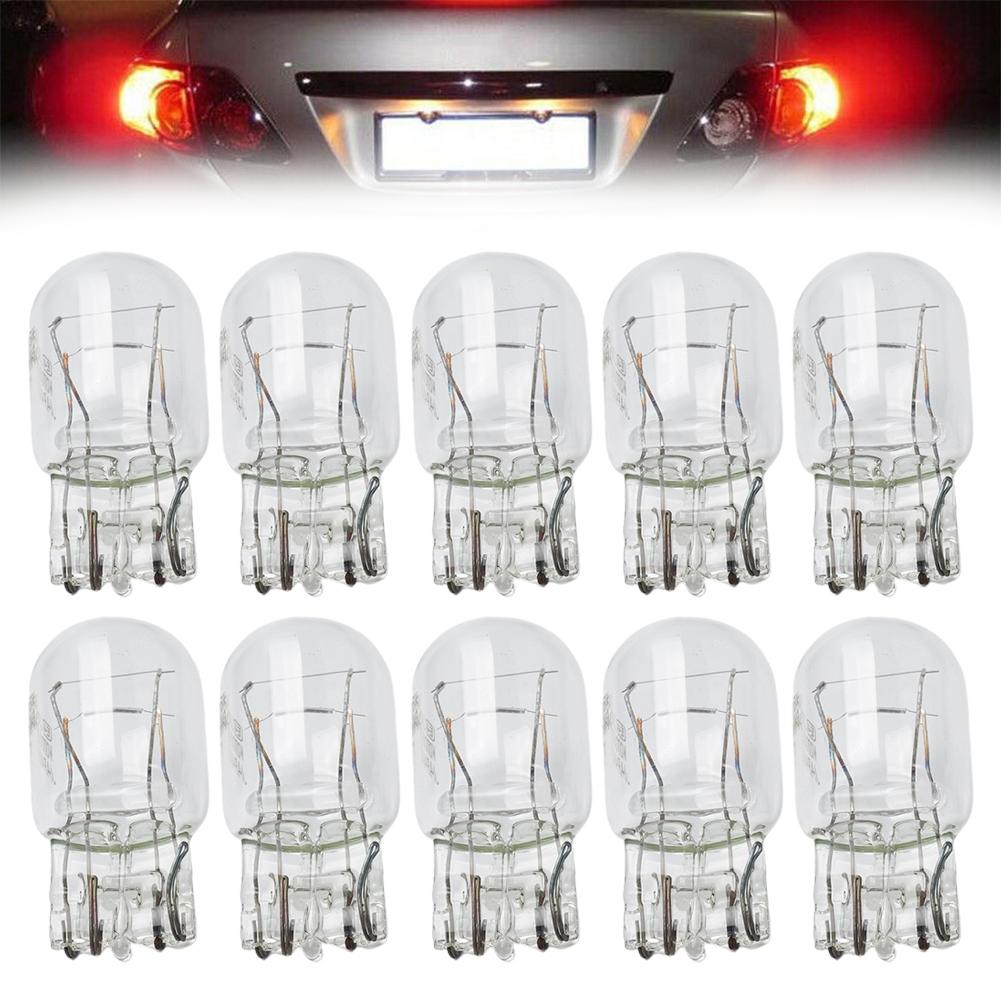 Brake Tail Light Bulbs 10PCS 4300K Halogen Indicators