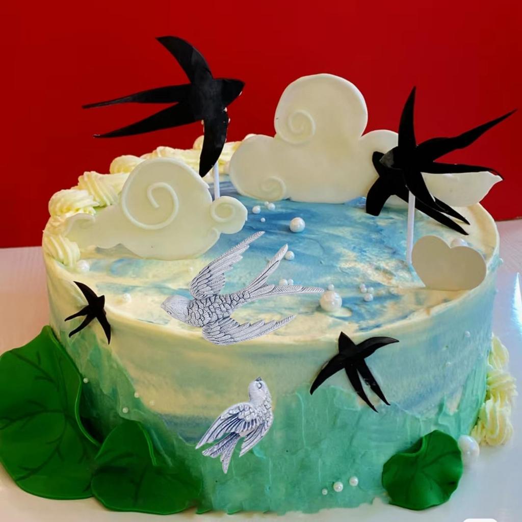 Силиконовые формы для птиц, форма для помадки в форме птиц для украшения торта, топпер для кексов, конфет, шоколадной жевательной резинки, форма для полимерной глины