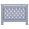 Anthracite Radiator Cover - VIDAXL - MDF - Storage Space for Books and Ornaments