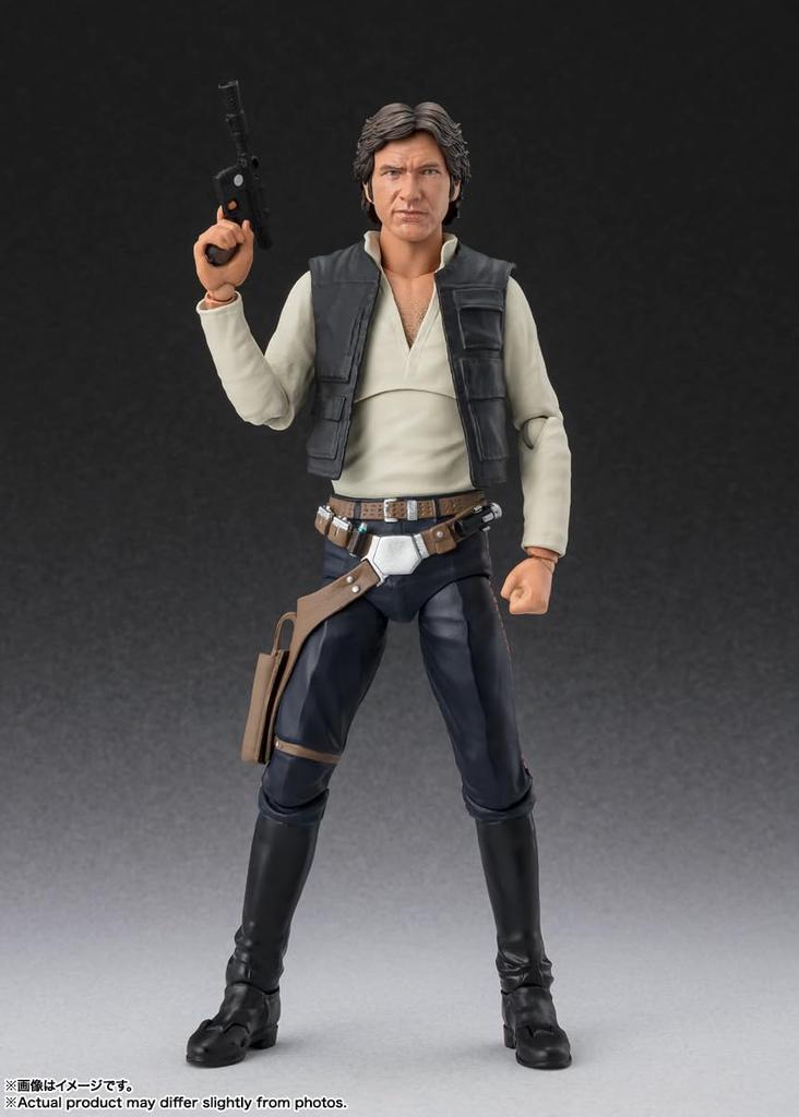 BANDAI SPIRITS S.H.Figuarts Star Wars Episode IV: A New Hope Han Solo - Classic Ver. - (STAR WARS: A New Hope) Approximately 150mm PVC & ABS