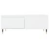  Coffee Table, White 90x50x36.5 Cm, Wood-based Material