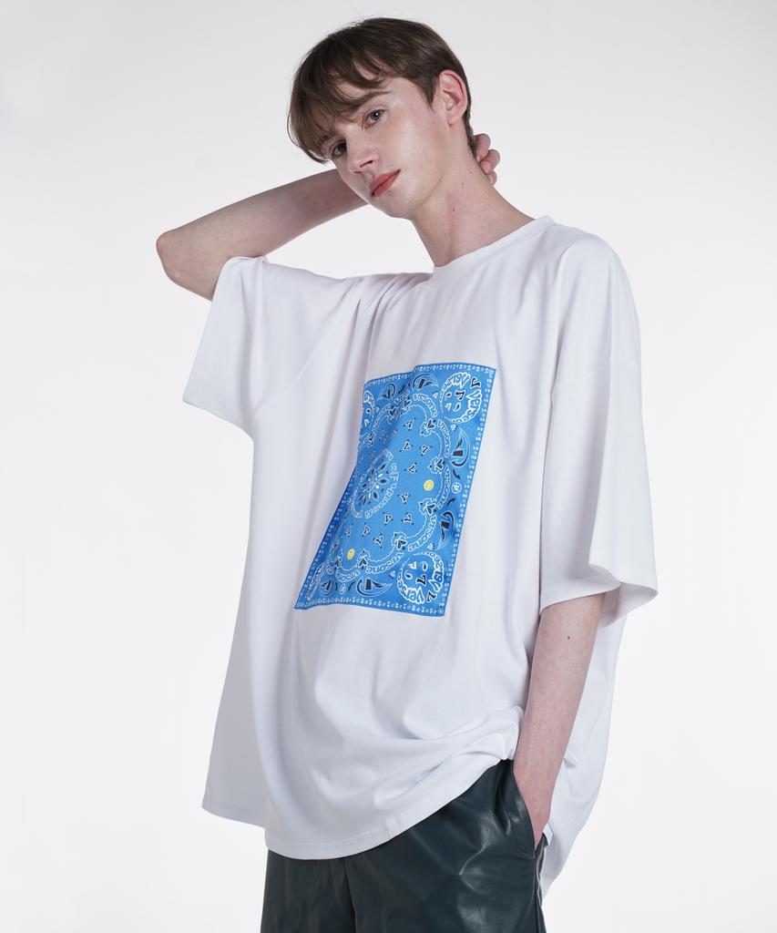 VERSE ONE Футболки с логотипом Paisley White/Navy