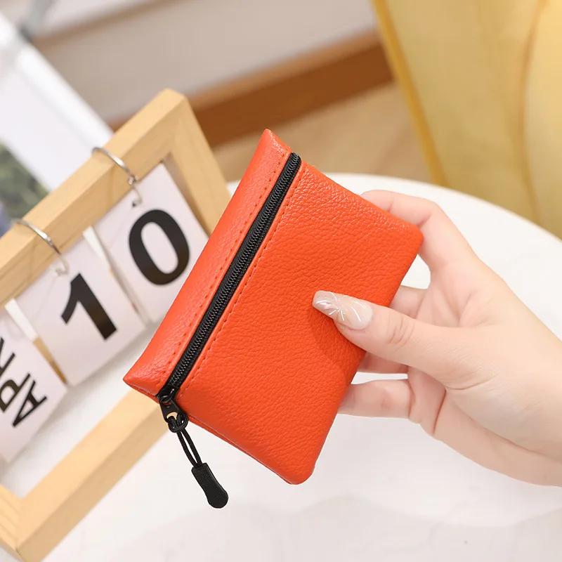 Fashion Card Money Wallet Women Mini Coin Wallet Bags Female Card Purses Ladies Zipper Coin Card Purse Key Storage Bag Pouch