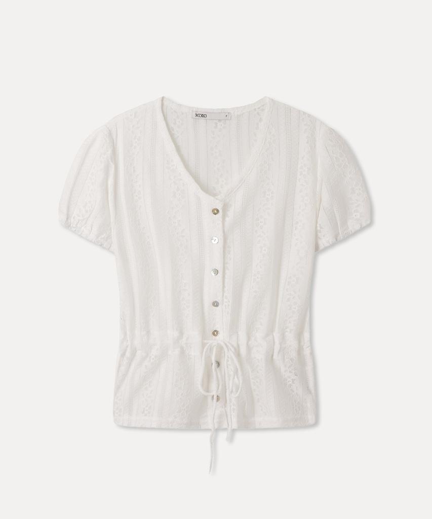 MIXXO Кружевная блузка на завязках_Miwbwg51Ms