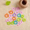20/60/100pcs Craft Plastic Crochet Knitting Tool Counting Ring Locking Stitch Markers Mark Circle