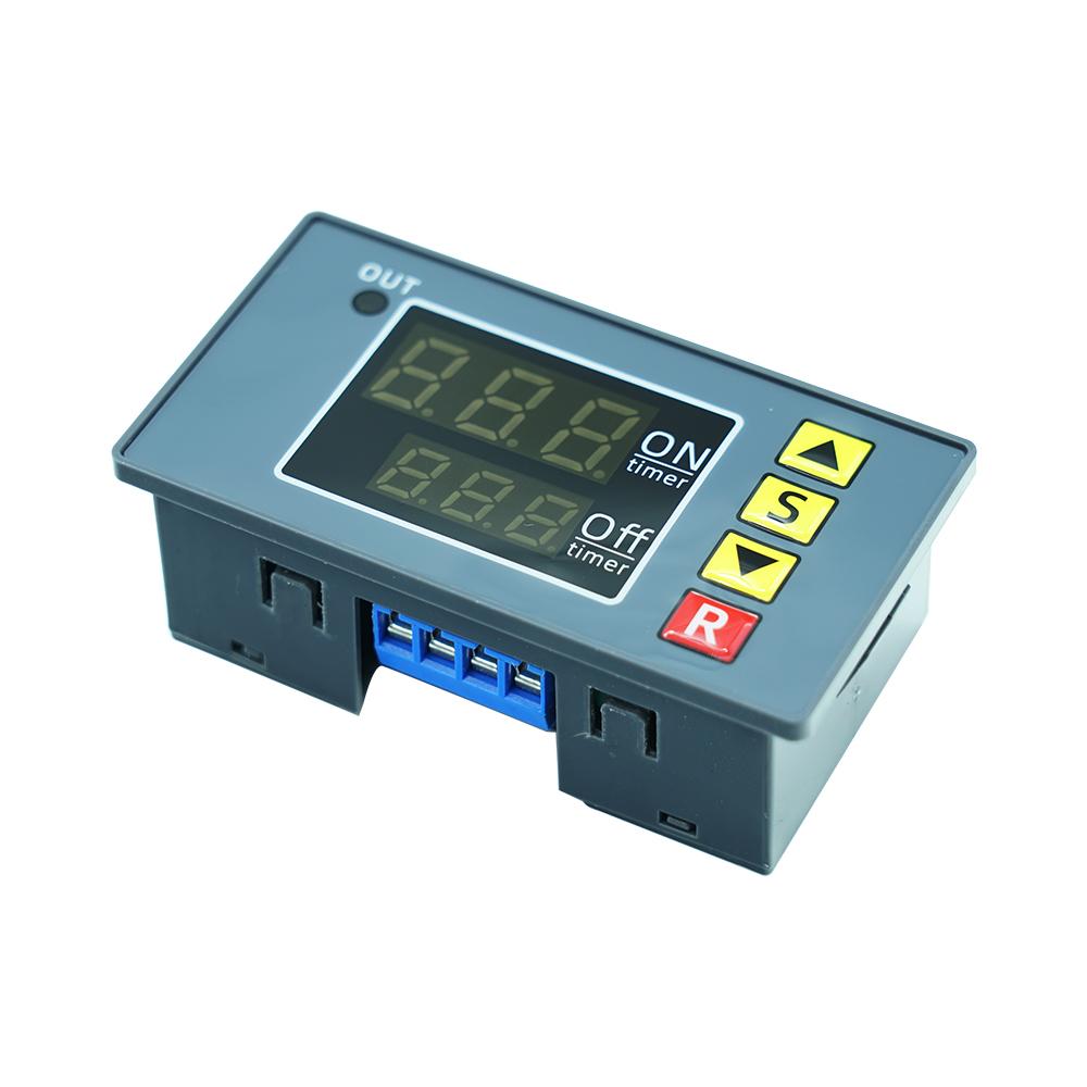 Цифровое реле времени AC 110V 220V DC 12V 24V, светодиодный дисплей 0-999, циклический таймер, управляющий переключатель, реле времени, переключатель задержки времени
