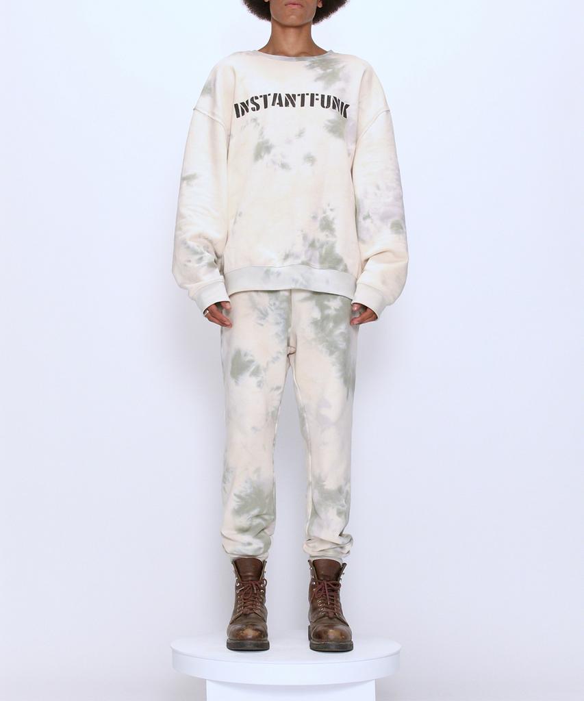 INSTANTFUNK Ms Tie-Dye Sweatpants - Ivory