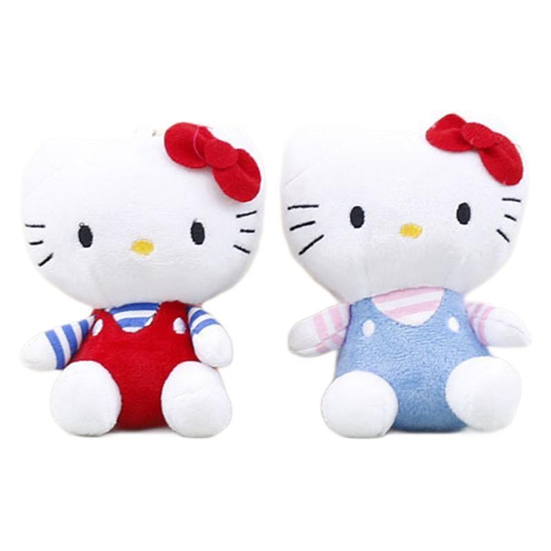 Adorable Plush Cat Keychain Soft Doll Accessory Cute Cat Bag Charm 12cm