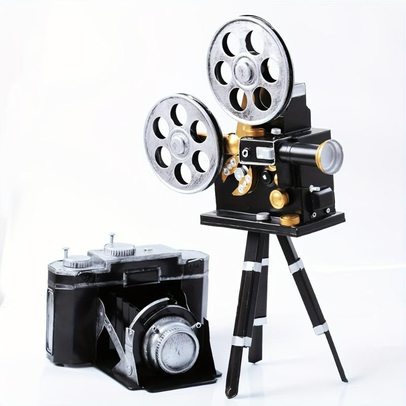 Винтажное Железное Искусство Креативный Домашний Декор Проектор, Подходит для Украшения Окна Гостиной Кафе Бара, Магазин Кино Дисплей Орнамент, Рождественский Подарок