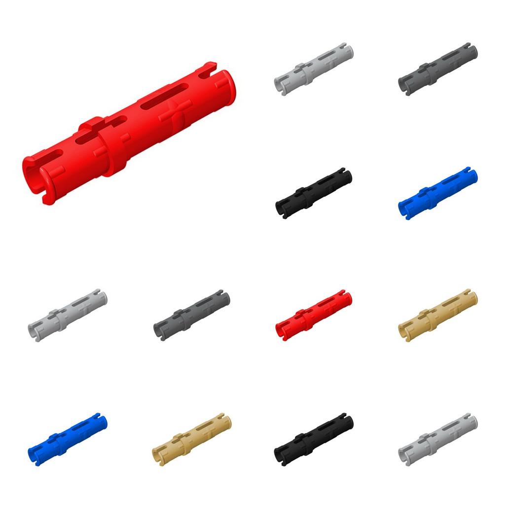 50pcs 6558 Pin 3L with Friction Ridges Bricks Toys For Technical MOC Buildings Blocks Compatible High-Tech DIY