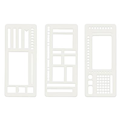 Портативные шаблоны журнала в точечку, набор из 3 эффективных организованных блокнотов для планирования, эскизов, ведения заметок