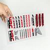 WYEY7 FOR HONDA CBR500R Waterproof Reflective Motorbike Stickers Easy Peel Removable Decals for Motorcycle Car
