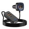 76 Вт Новый USB Автомобильный Зарядник PD Быстрая Зарядка 20 Вт Для Заднего Сиденья TYPE C Автомобильная Зарядка QC3.0 Заднее Расширение с Кабелем