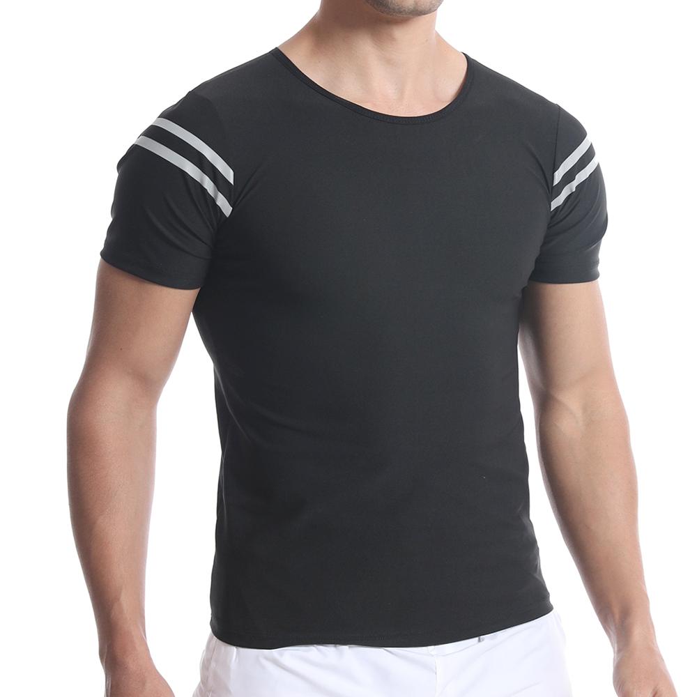 Мужской тренажер для талии Рубашка для сауны Пот Жилет Фитнес Формирователь тела для похудения Тренировочные майки Корректирующее белье Толстовка для упражнений в тренажерном зале Термобелье Костюм для сауны