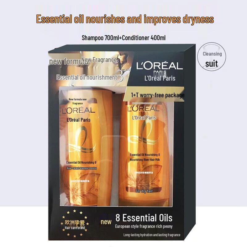 L'Oréal Питательный шампунь и кондиционер с эфирными маслами