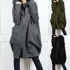 Women Full Zip Hoodie Ladies Long Cardigan Hooded Cardigan Jacket Coat Top Dress