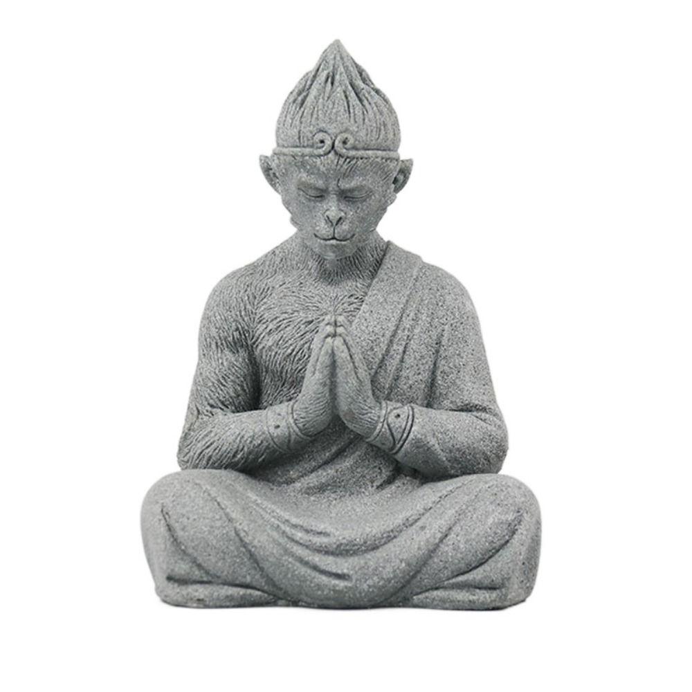 Милая статуя короля обезьян, будда, сад обезьян, статуя будды, монах Укун, статуэтка для спальни