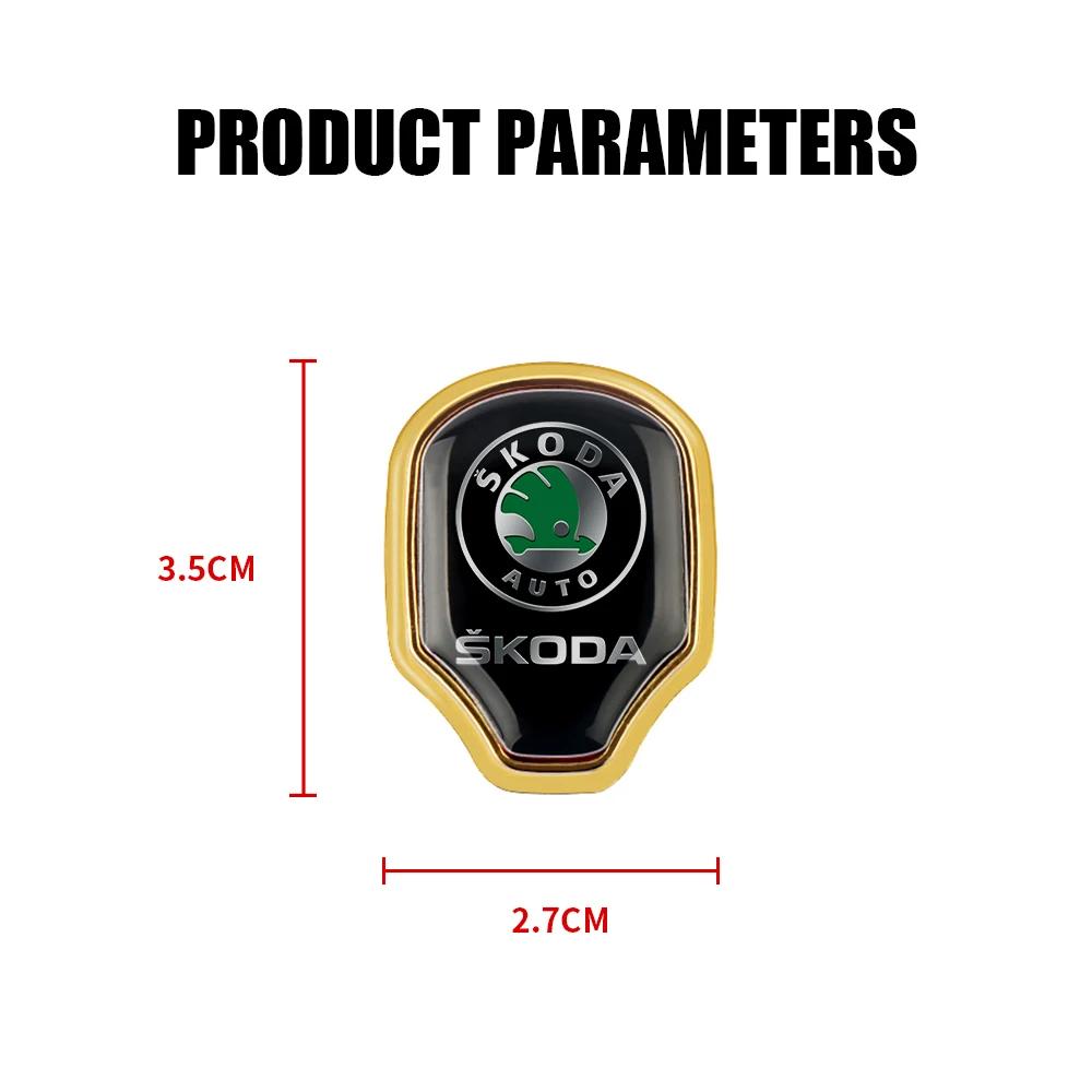 Автомобильная наклейка 2026 Горячая 1/2 шт. Металлический автомобильный крючок Вешалка Наклейка для сумки Декор Аксессуары Для Skoda Octavia Fabia Rapid VII Yeti Enyaq