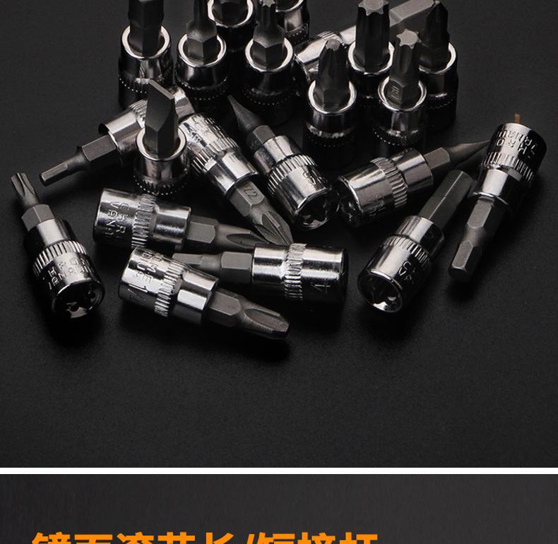 46-Piece Socket Wrench & Ratchet Screwdriver Set for Auto Repair