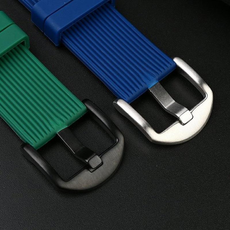 Классический ремешок для часов Arc Mouth 22 мм 20 мм для Mido Casio EFR-303 ECB900 Citizen Longines Omega резиновый силиконовый ремешок для часов водонепроницаемый