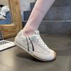 Fashion Women Shoes 2025 Spring Autumn New Vintage Breathable Mesh Non Slip Woman Sneakers Comfortable Lace-up Flat Bottom Casual Shoes