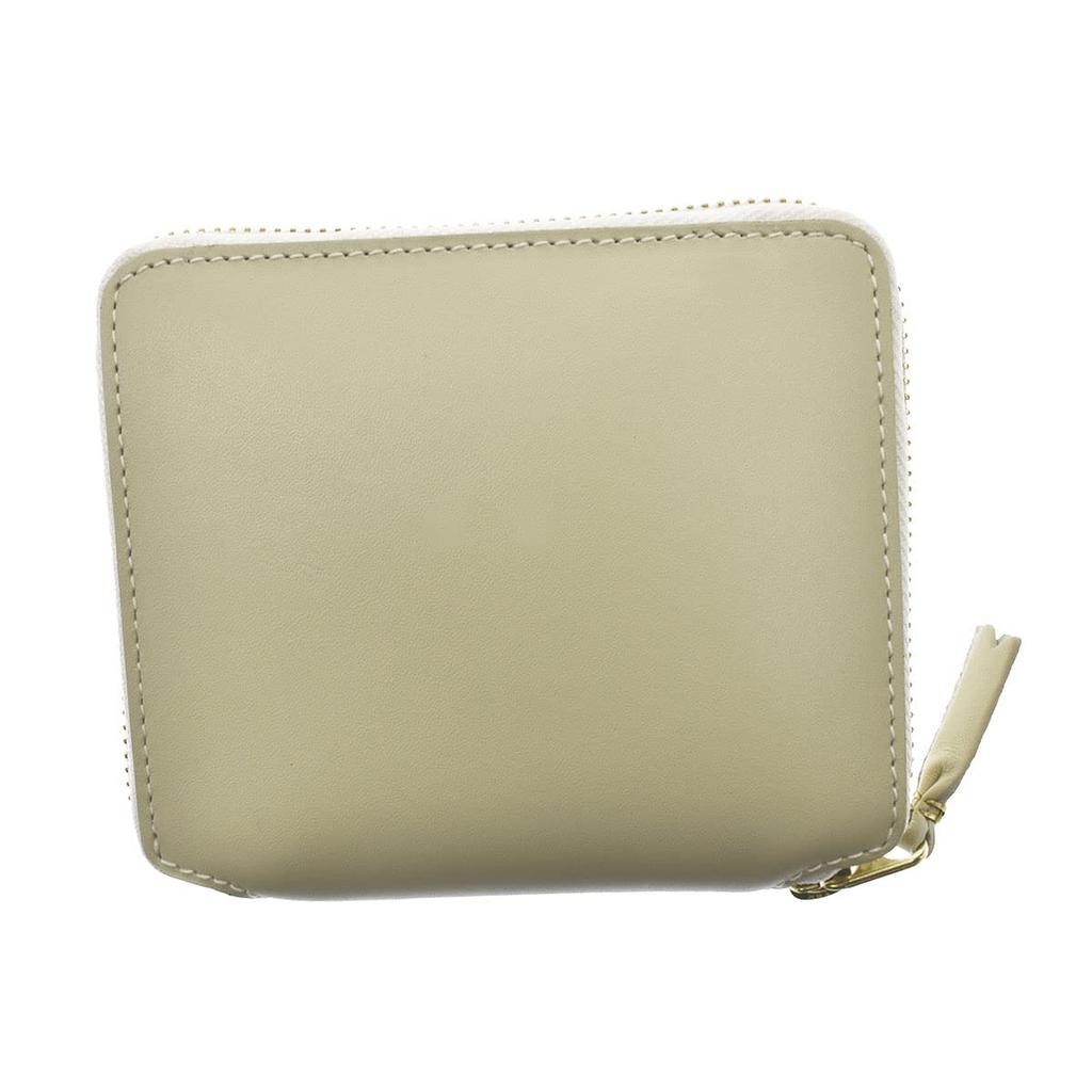 COMME des GARCONS кожаный кошелек с круглой молнией, складной, SA2100, цвет белый [Товар]