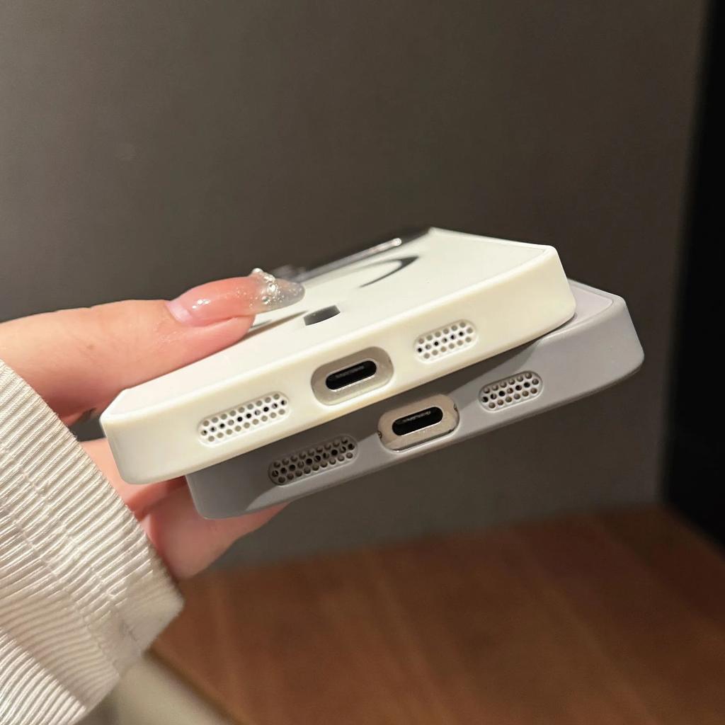 Защита линзы камеры из стекла для Magsafe Магнитный чехол для iPhone 17 Air 16 15 14 13 12 Pro Max Ударопрочный Противоскользящий Матовый Жесткий Чехол