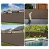1/2x5M Balcony Privacy Screen Fence Cover UV Protection Weather-Resistant Apartments Railing Screen Heavy Duty Wind Block Sun Shade Net