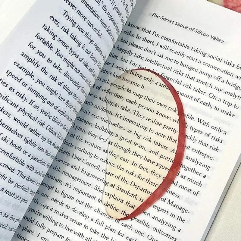 Creative Fruit Apple Slice Bookmark With Simulation Funny Design Sense For INS Fixed Book Photography Cartoon Cute Note Bookmark