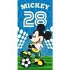 Beach Towel - Disney - Mickey Foot - 100% Microfiber - 250 Gsm - 70 X 140 Cm