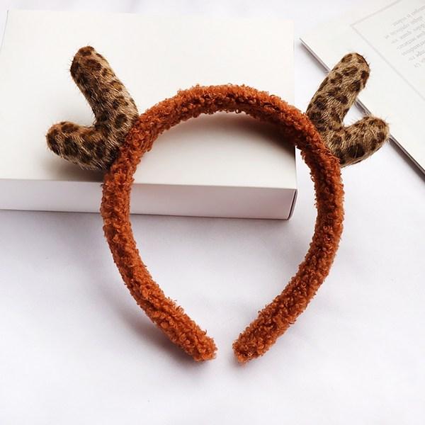DM Christmas Puffy Rudolph Headband