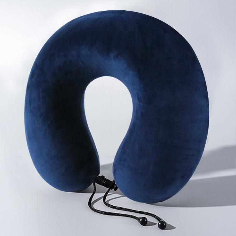 U-образная дорожная подушка из пены с эффектом памяти для поддержки шеи